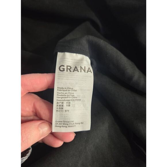 Grana Minimalist Open Front Waterfall Duster Trench Coat Sz. S - Picture 8 of 13